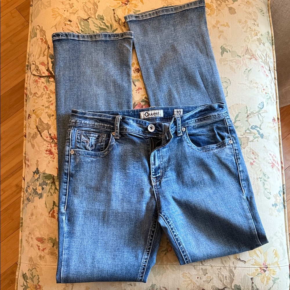 Charme Women's Classic Blue Boot Cut Jeans - Picture 3 of 3